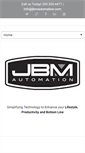 Mobile Screenshot of jbmautomation.com